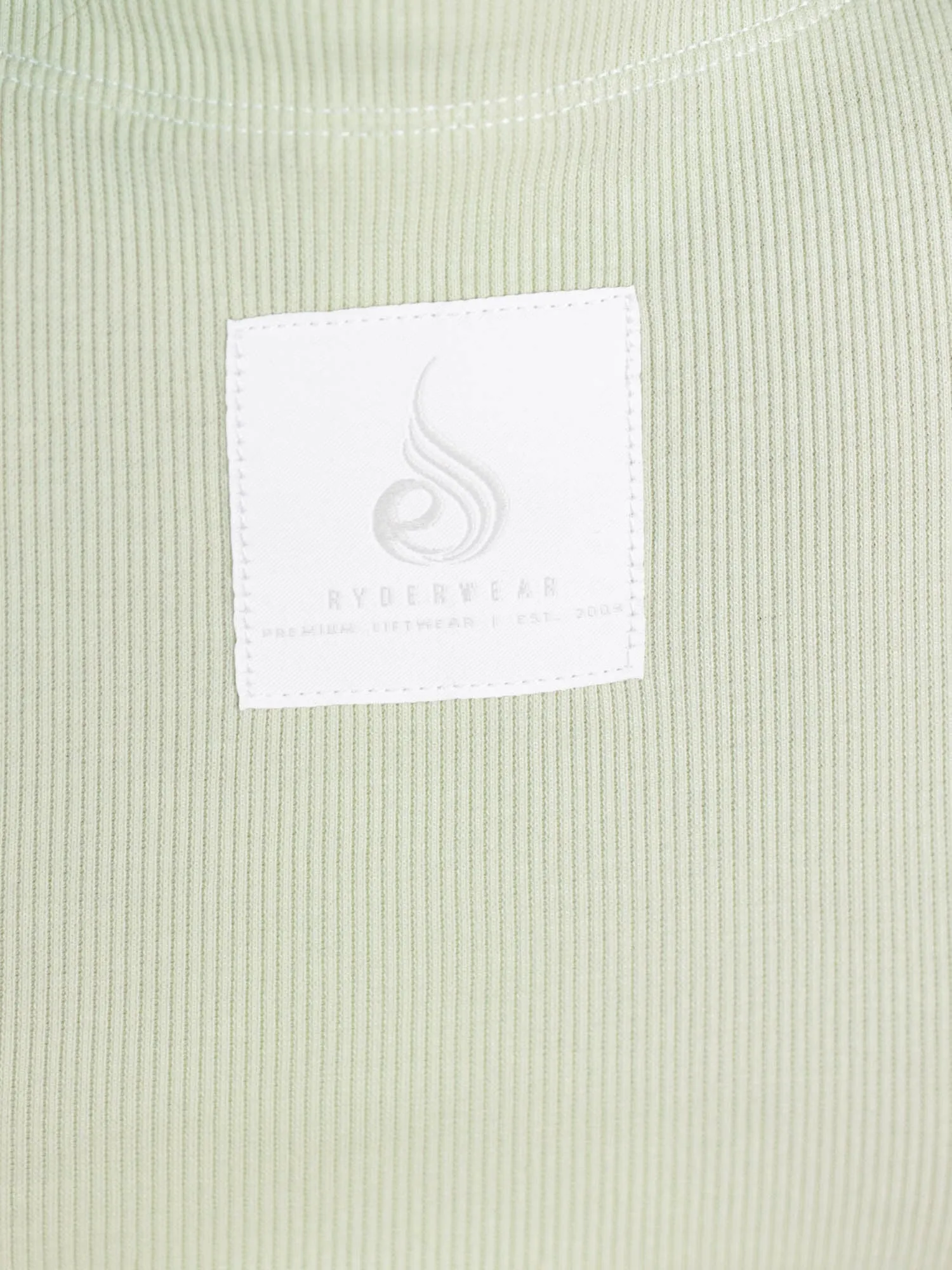 Seamless Construction Design Stride Rib Tank - Matcha