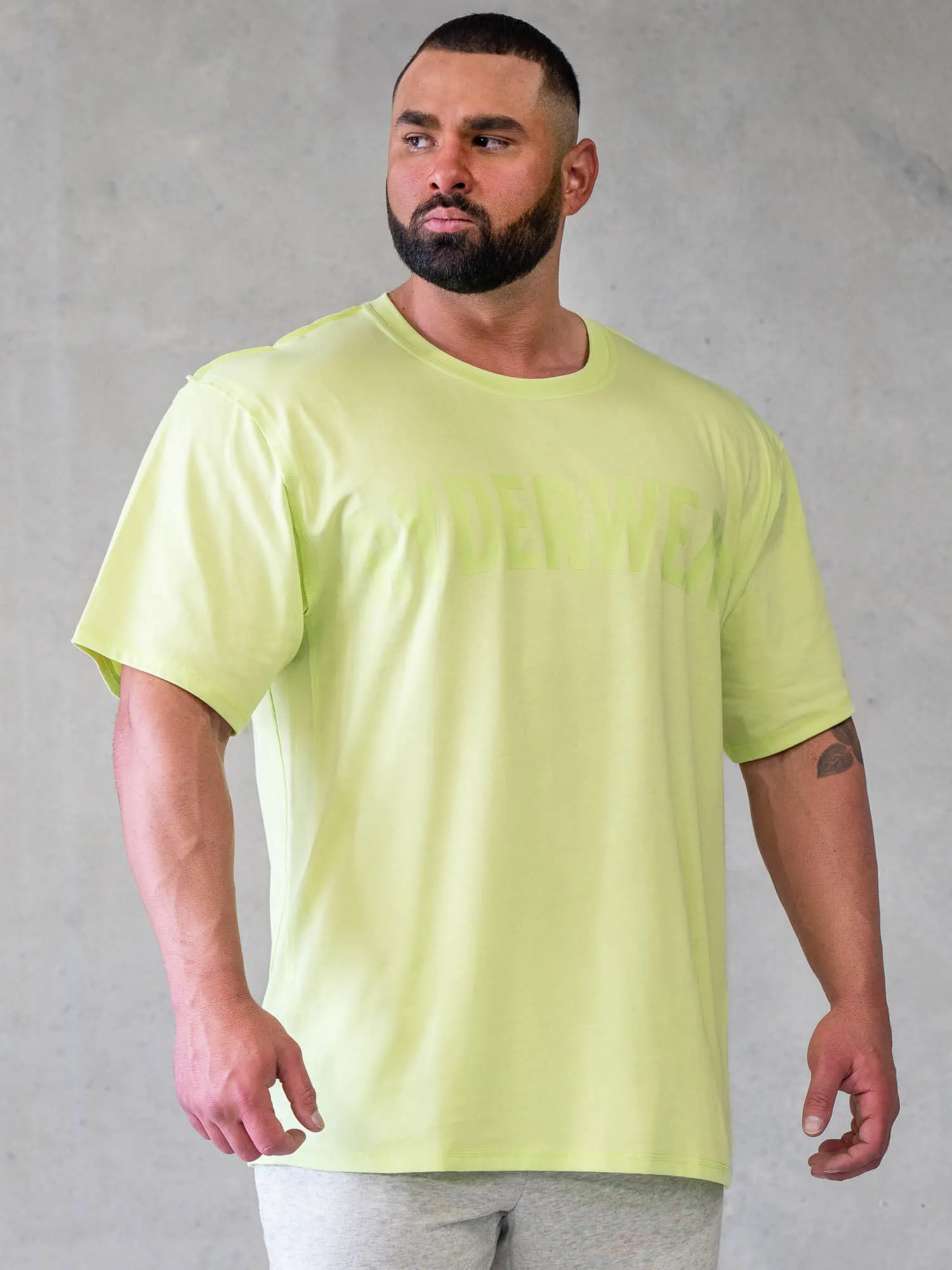 Force Oversized T-Shirt - Lime Flexible Waist Stretch Waist