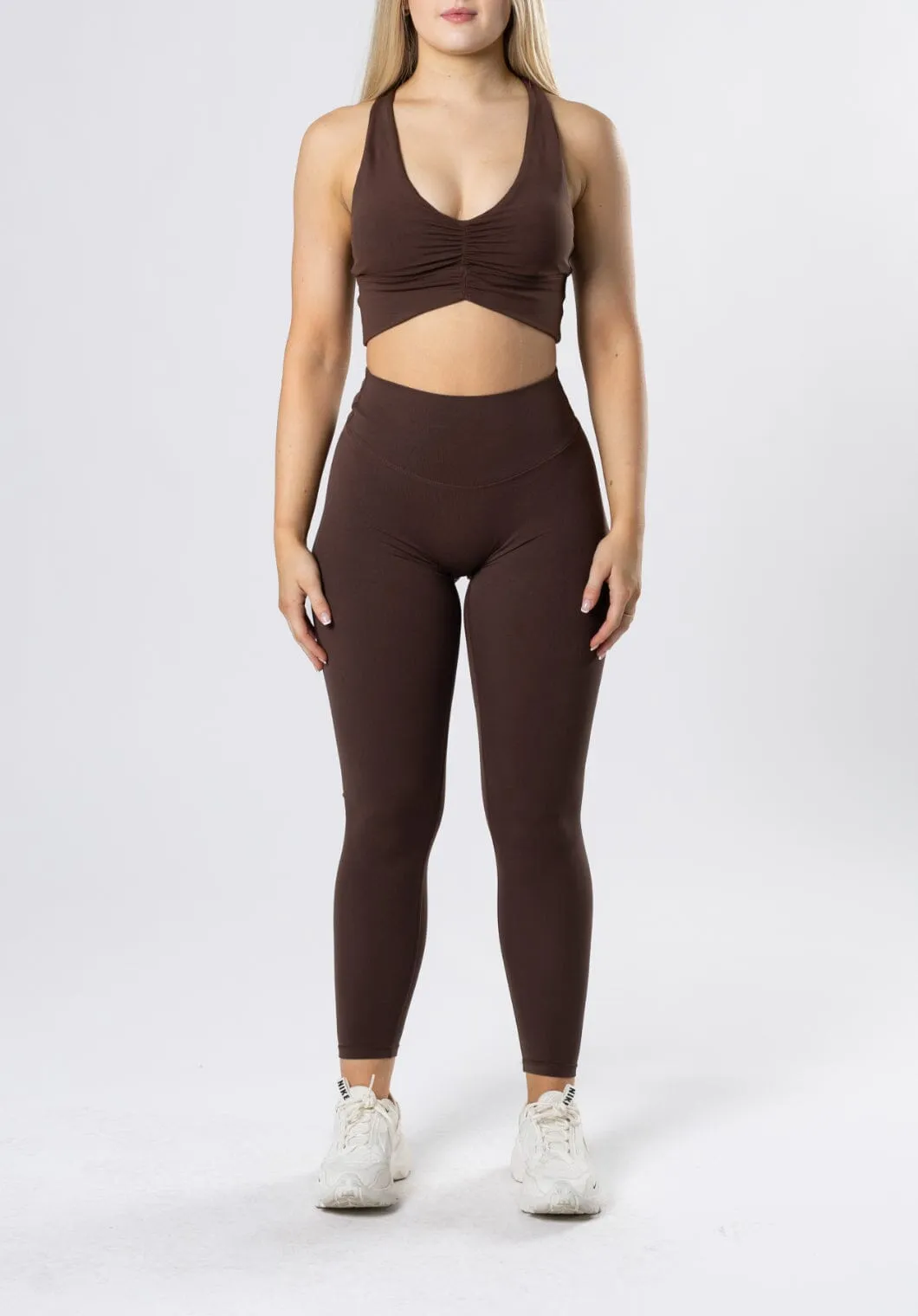 Fashionable Fit Seamless Design Active Lifestyle Reluna Original Sculptseam? Plus Legging Walnut