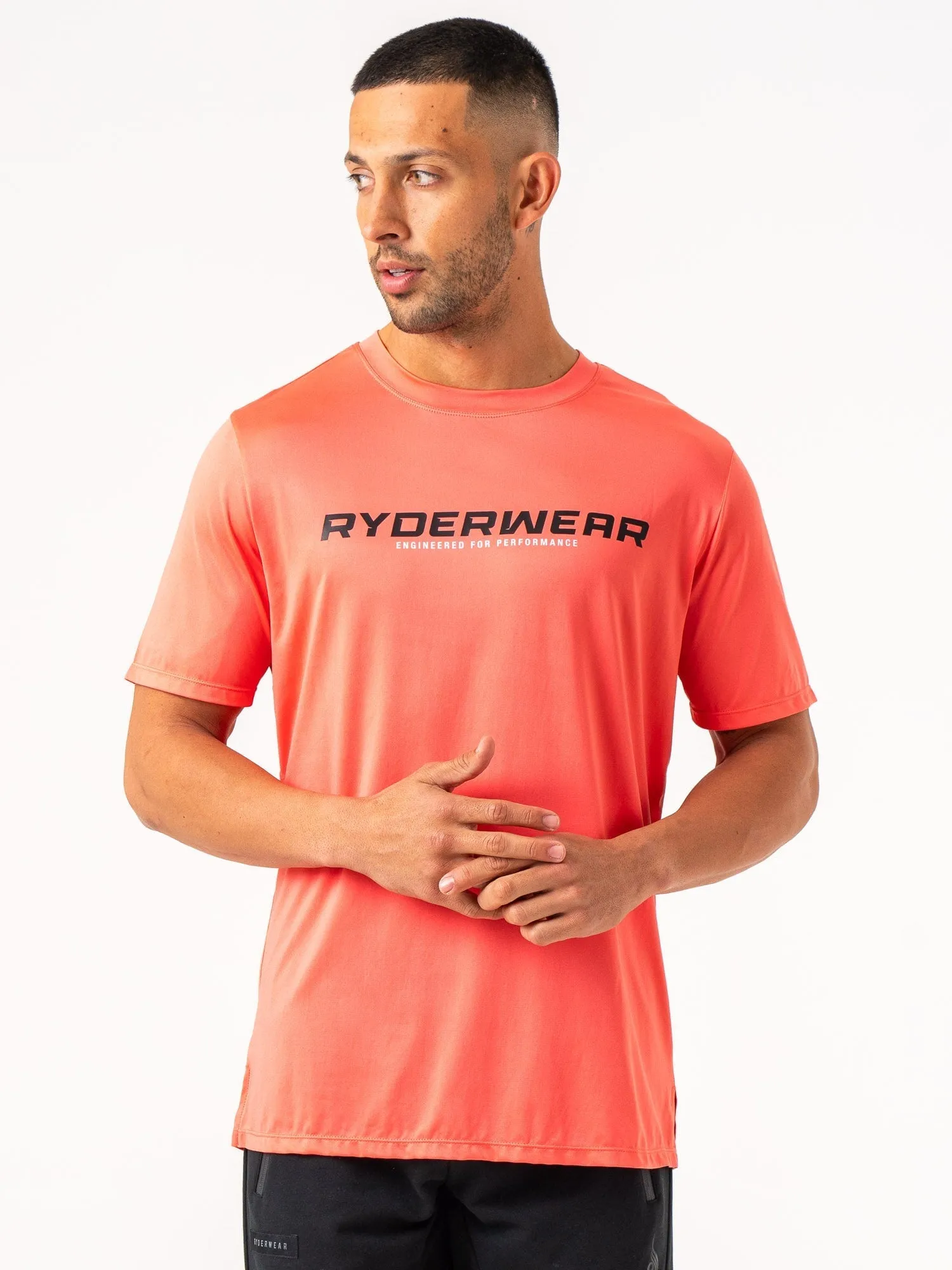 EcoConscious Processing Energy T-Shirt - Coral