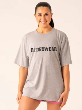 Cozy Vibe Training T-Shirt - Grey Marl