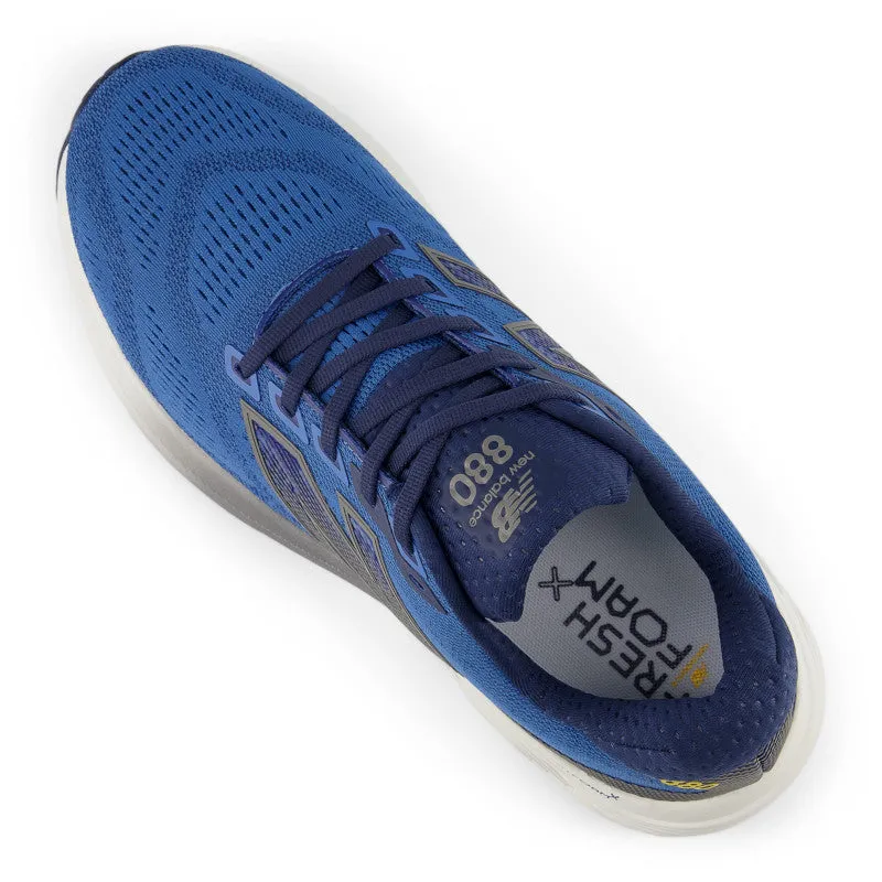 Fresh Foam X 880v15 - Sea Stone with NB Navy and Marmalade - Men's wind - resistant - upper shoes