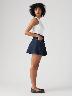 Women's Mid Rise Regular Fit Cotton Skirt Elegant Texture Airy Look