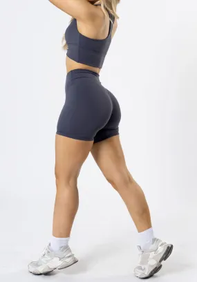 Reluna Original Sculptseam? Short Charcoal Contemporary Design No Slip Waistband