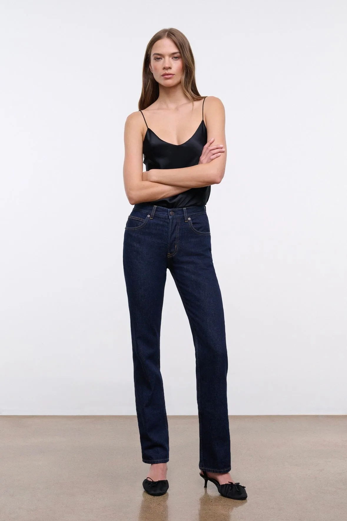 Quick Dry Weave Technology TEDDY STRAIGHT JEAN | INDIGO