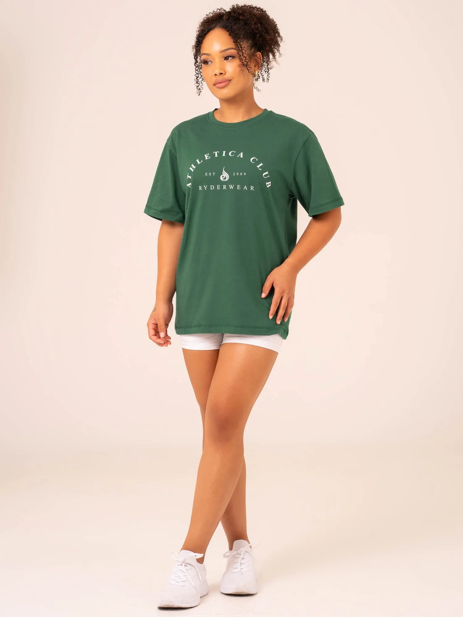 Tempo Oversized T-Shirt - College Green shopping Chilly Comfort Wear