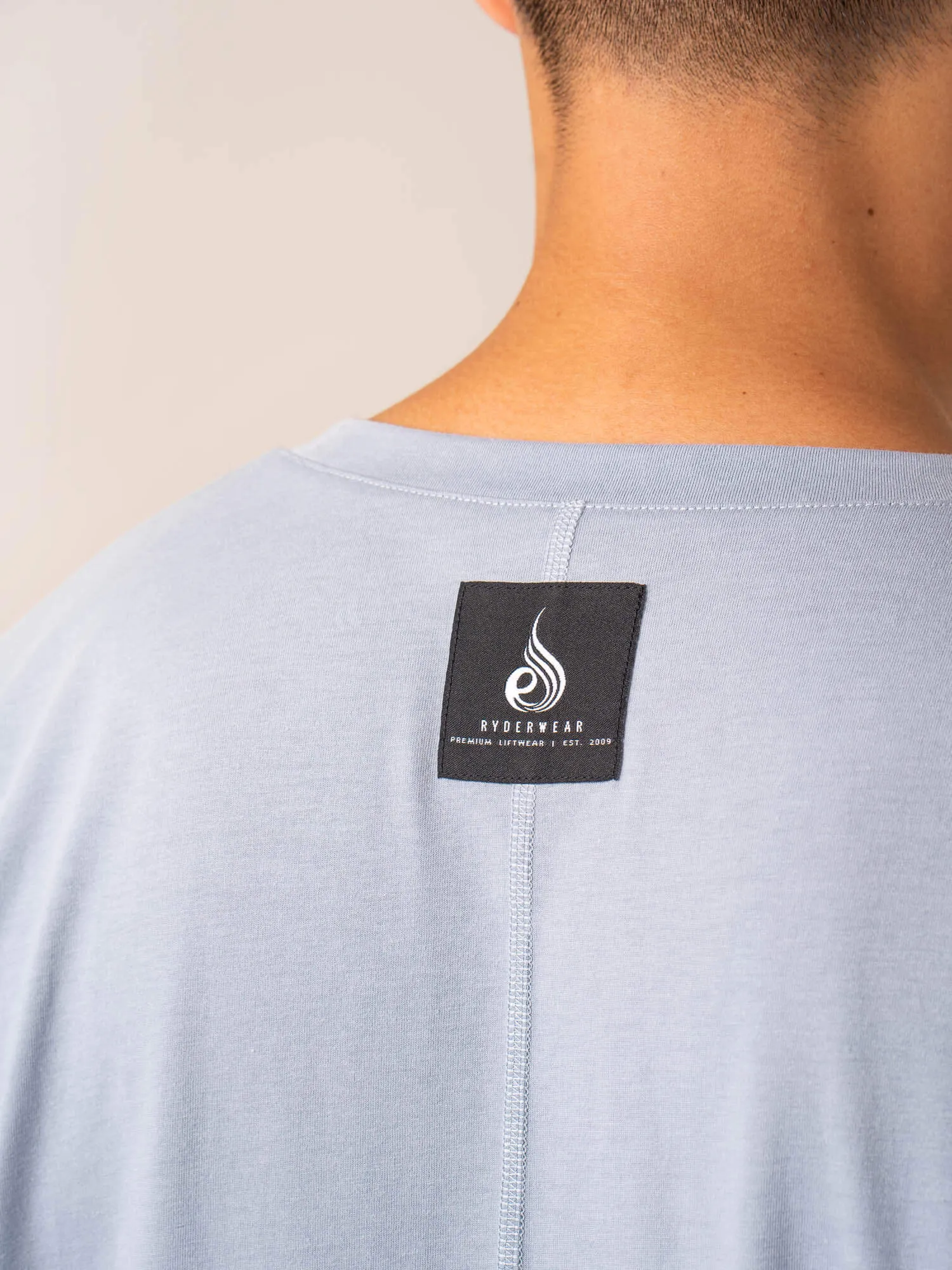 Terrain T-Shirt - Ice Blue Breathable Material Perfect Comfort Wear