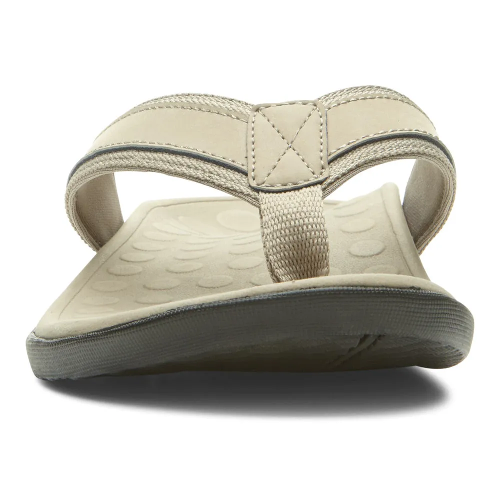Tide - Taupe - Men's Embroidered Snack Run