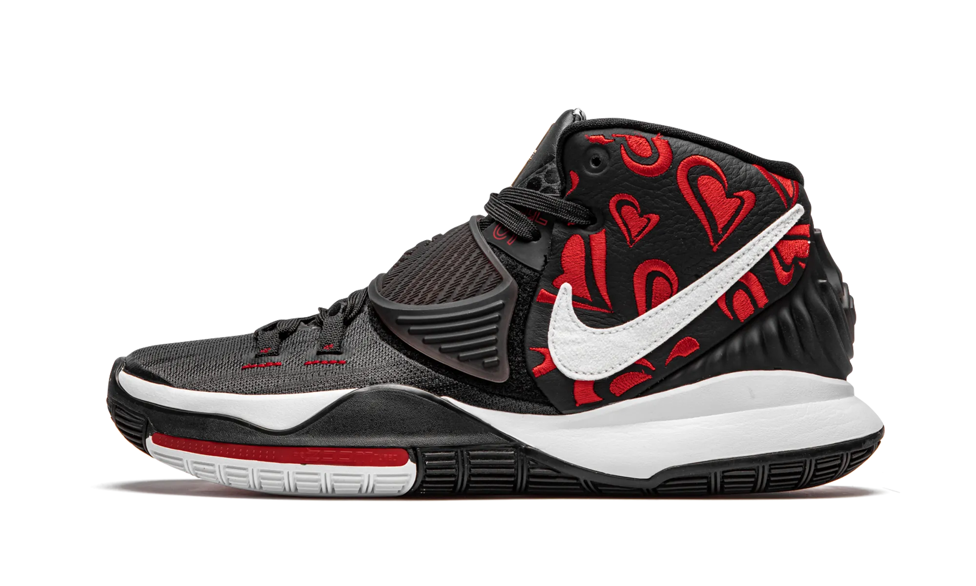 Kyrie 6 SR "Sneaker Room - Mom - Black" Hexagonal Traction Nubs Sneakers Lace Up