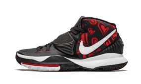 Kyrie 6 SR "Sneaker Room - Mom - Black" Hexagonal Traction Nubs Sneakers Lace Up