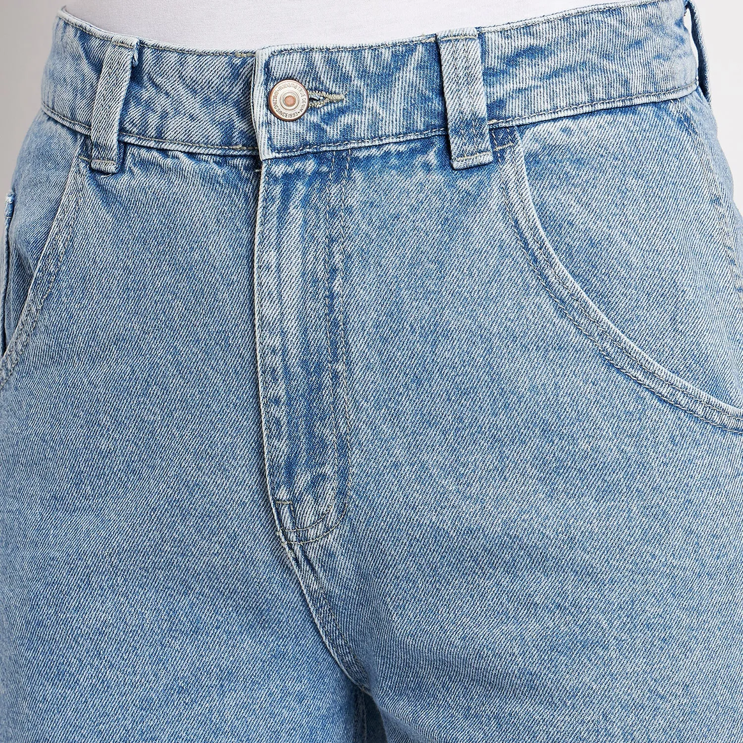 Madame Ice Blue Denim Outfit Ready Style