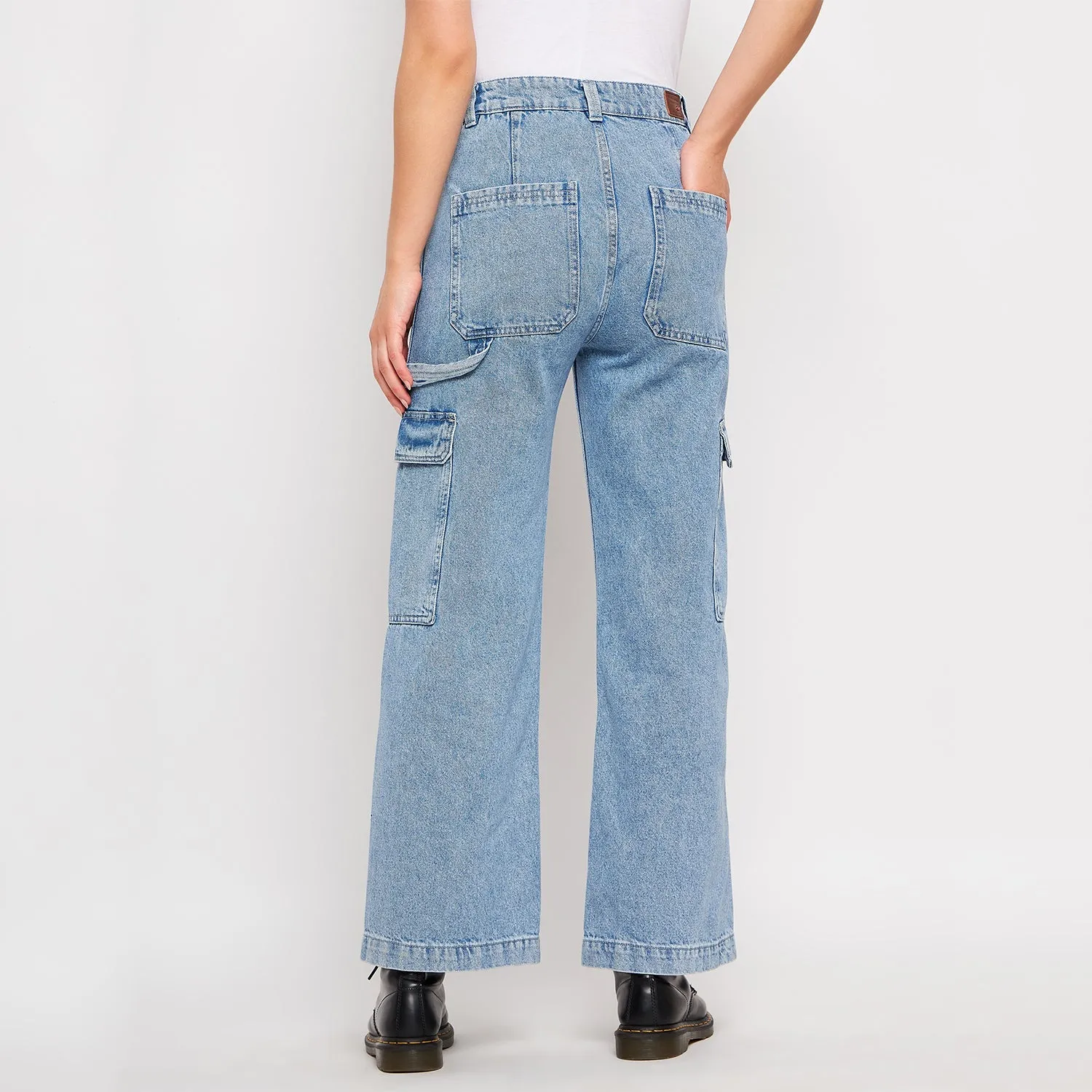 Mid Rise Comfortable fit Madame Ice Blue Denim