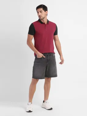Outdoor Style Men's Colorblock Polo T-shirt