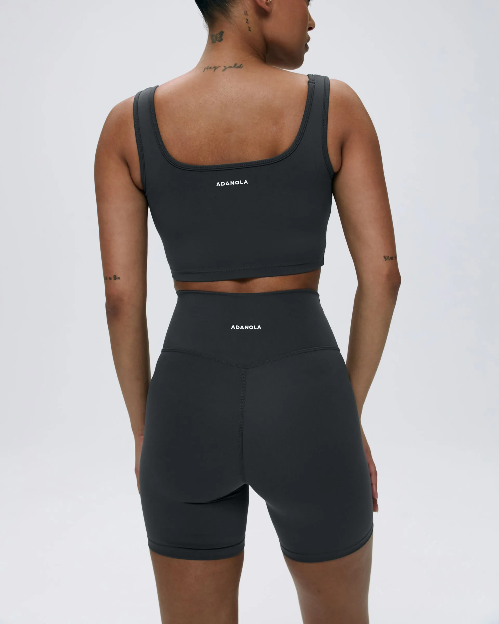 Anti Static Fabric Tennis wear Ultimate Crop Shorts - Graphite Grey