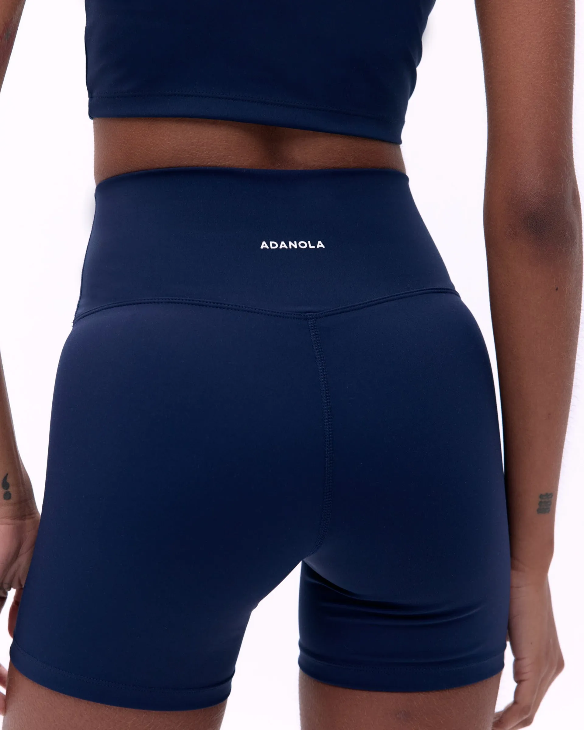 Versatile Fit Skinny Fit Ultimate Ultra Crop Shorts - Navy Blue