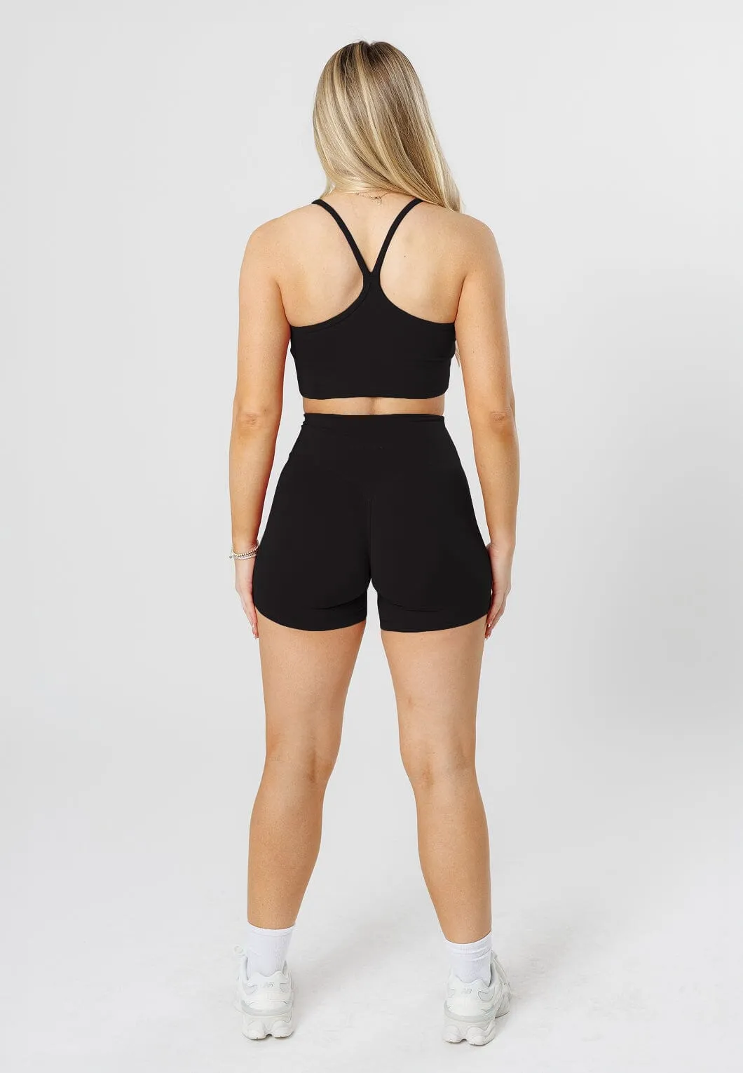 Street Style Relaxed Fit Design RecStretch Original Sculptseam? Plus Short 5?? Black