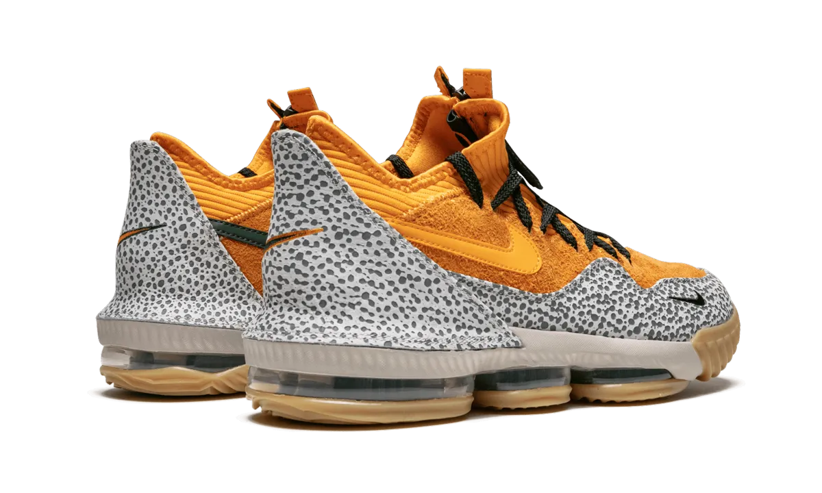 Ventilated Upper Flex Groove Outsole Lebron XVI Low AC "Atmos Safari"