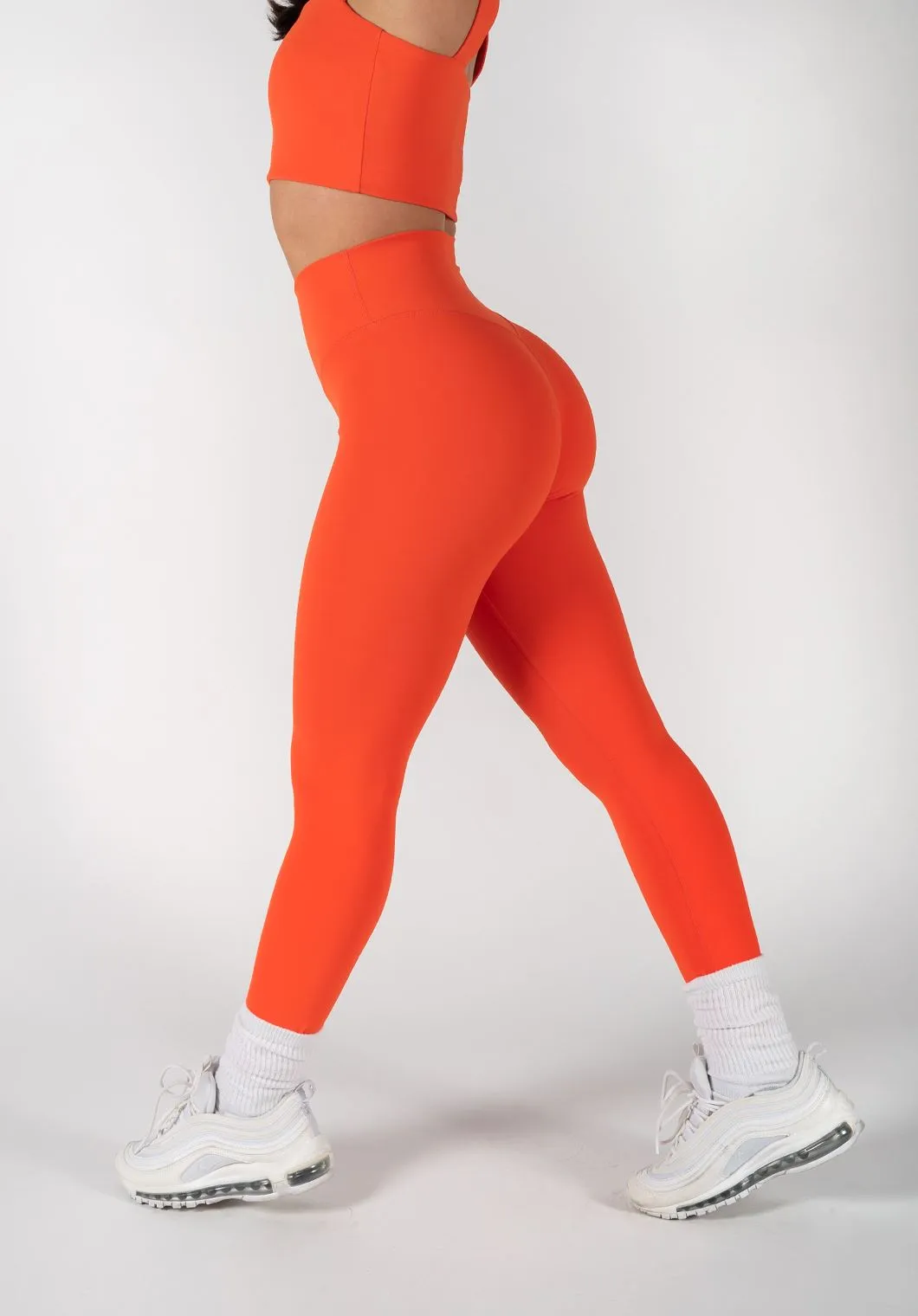 Morning Jog Pro Athlete UltraLux Curve Contour Sculptseam? Legging Poppy