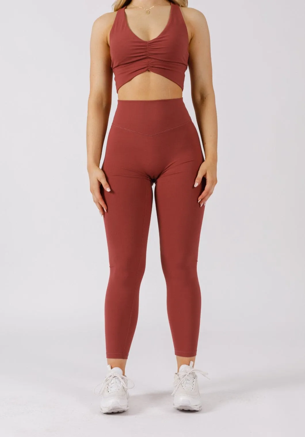 Luxury Choice Body Shaping UltraLux Curve Contour Sculptseam? Legging Strawberry Quartz
