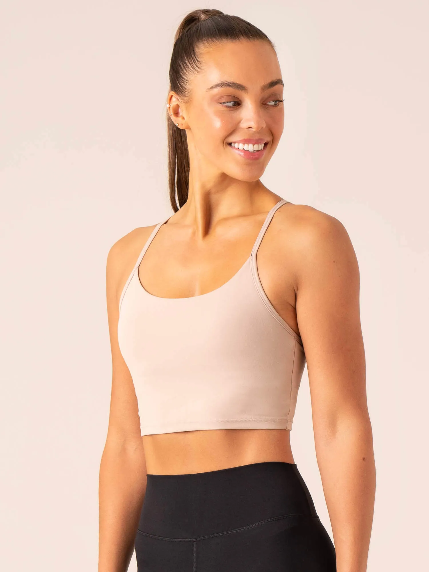Embody Compression Tank Bra - Mushroom FlexFoamInserts AntiStaticLining