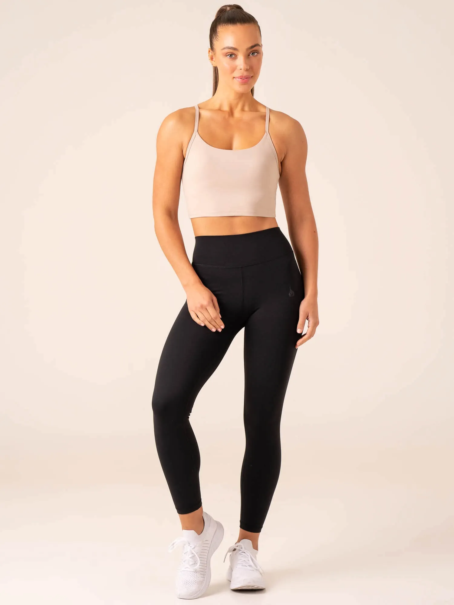 Embody Compression Tank Bra - Mushroom HighDensity Knit