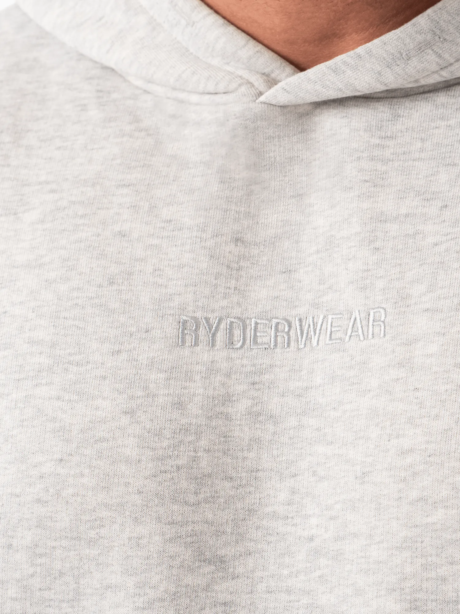 Unisex Hoodie - Snow Marl Contoured Silhouette Reflective Safety Details