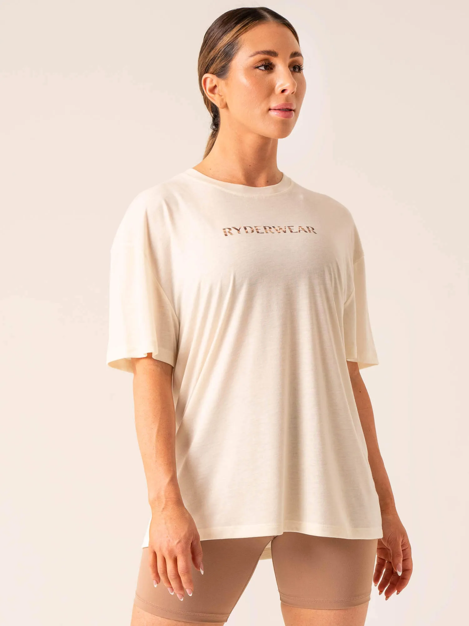 Unstoppable Oversized T-Shirt - Vanilla Active Layer Fit Low Environmental Impact