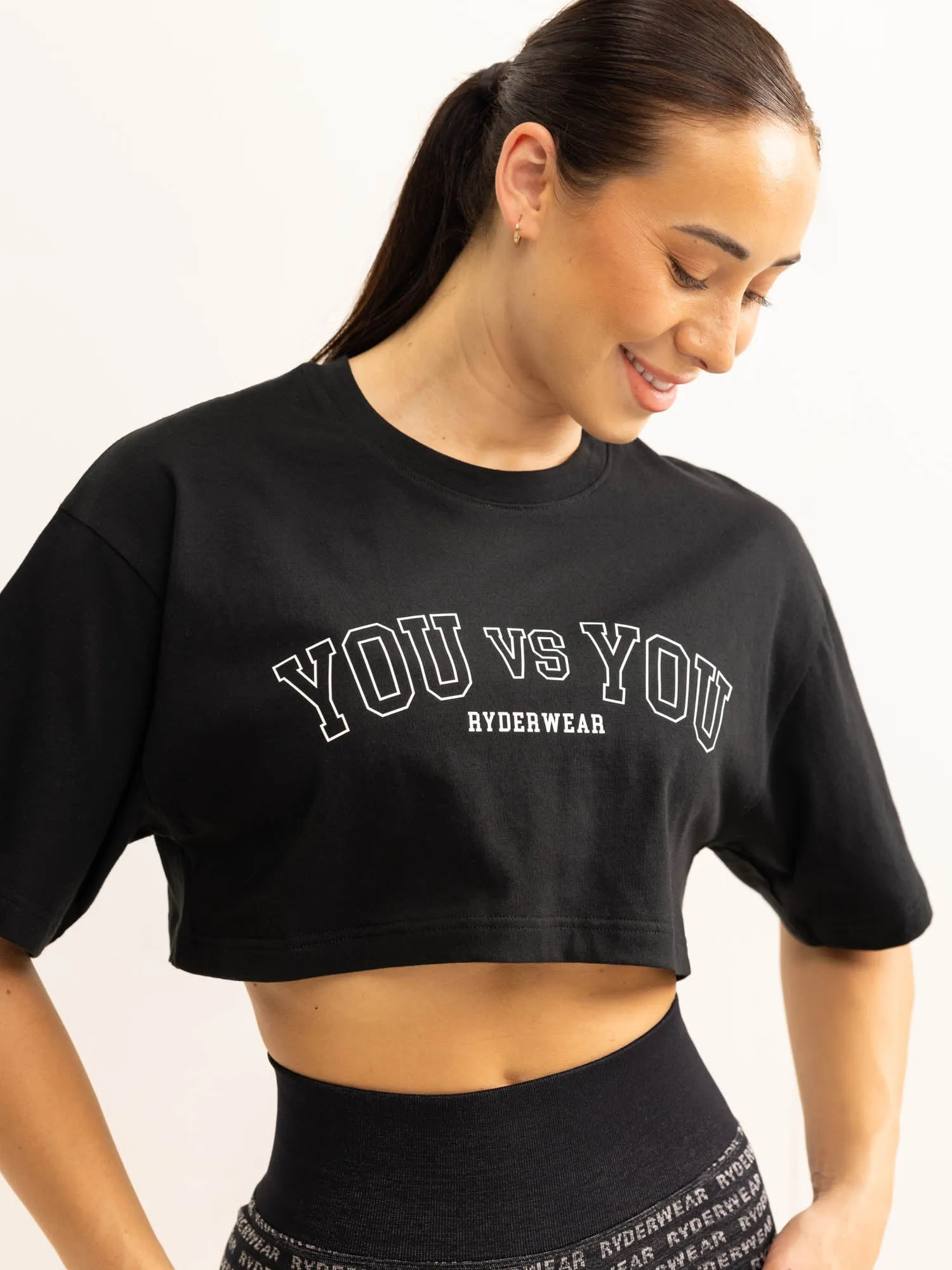 You vs You T-Shirt - Black Non Toxic Printing Summer Fashion