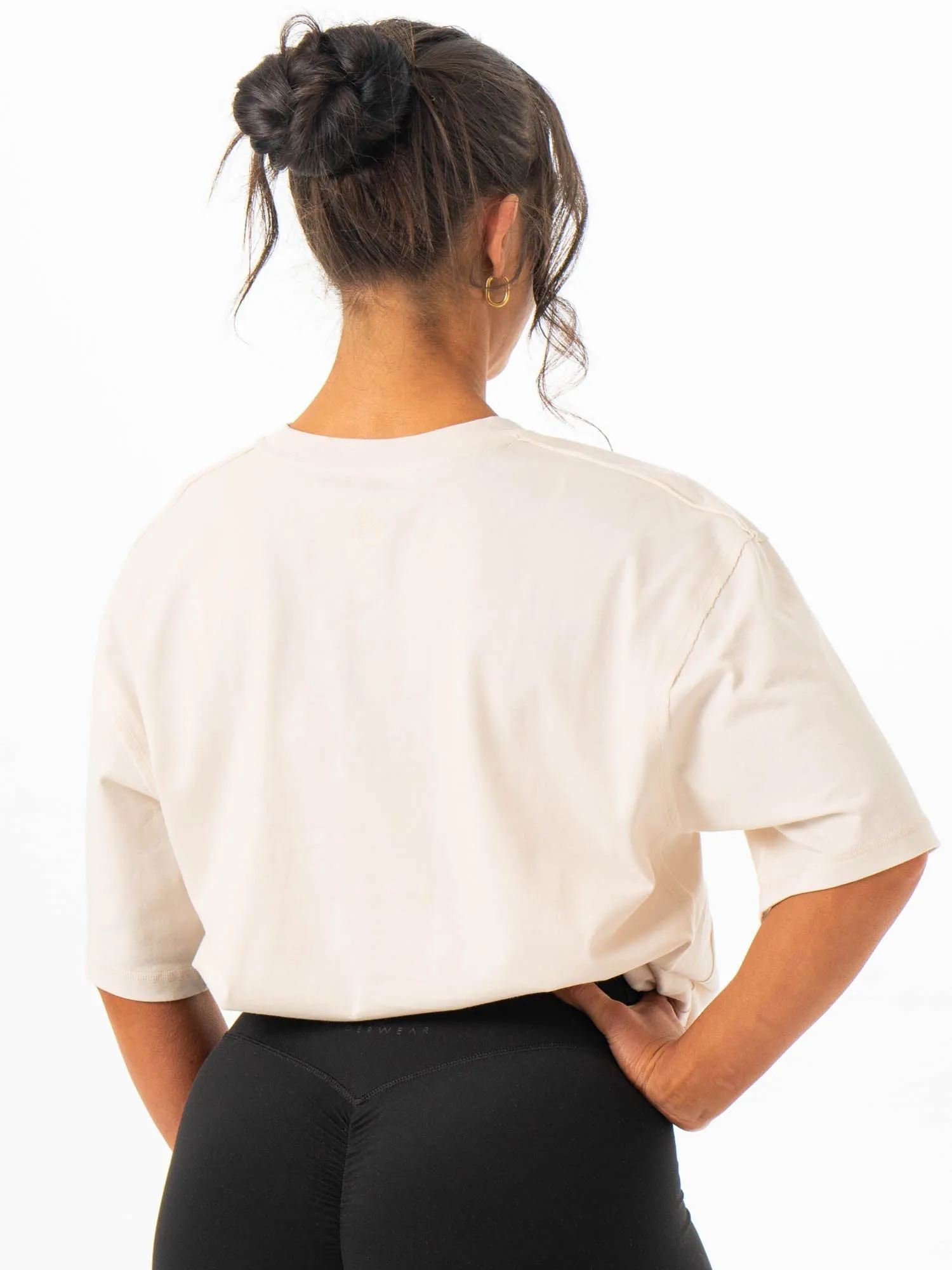 Force Oversized T-Shirt - Bone Luxury clothing