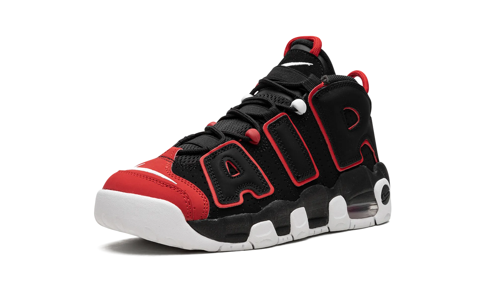 Air More Uptempo GS "Red Toe" Engineered Knit Webbing