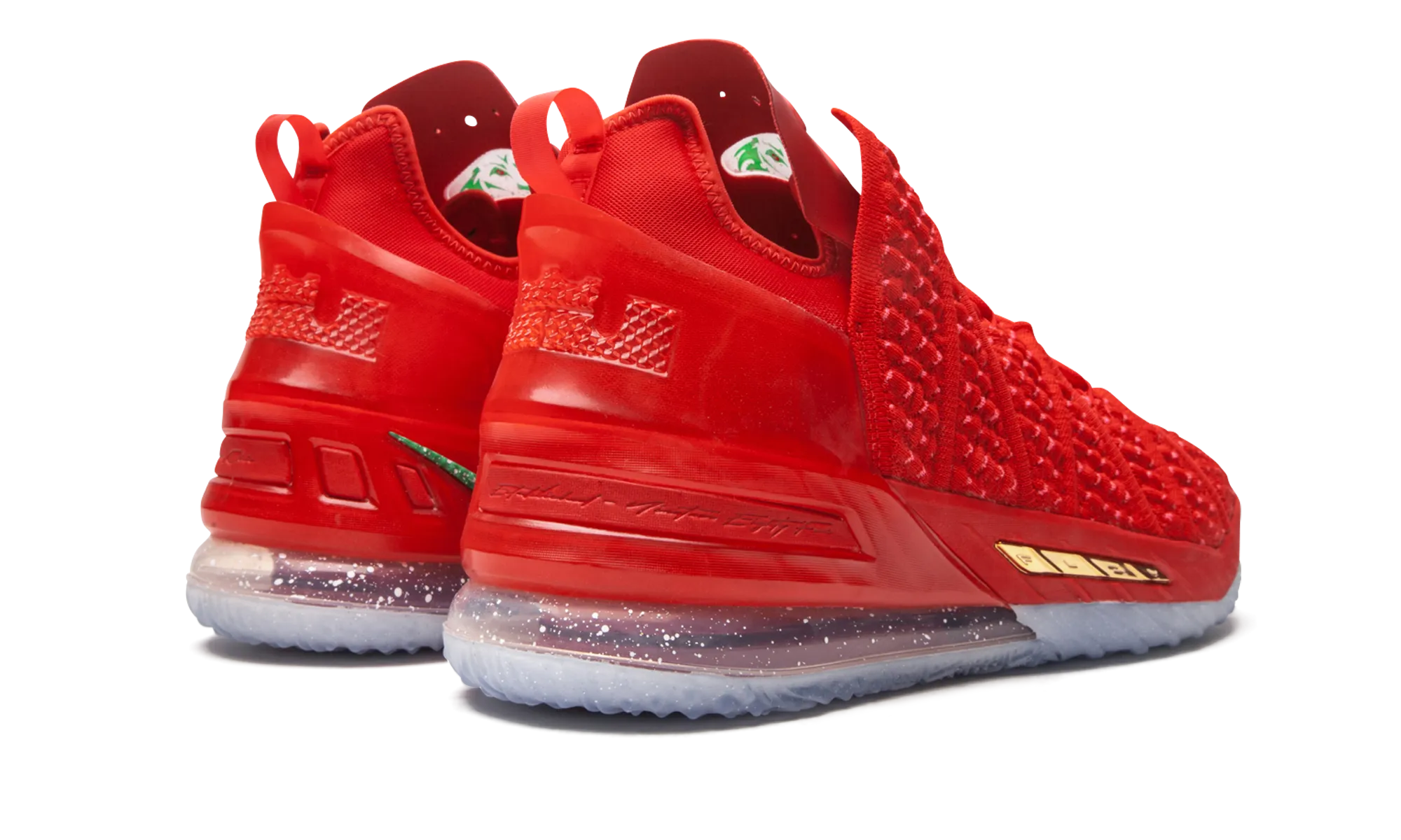 LEBRON 18 "XMAS IN LA" Ankle Support Technology Responsive Cushion Pods