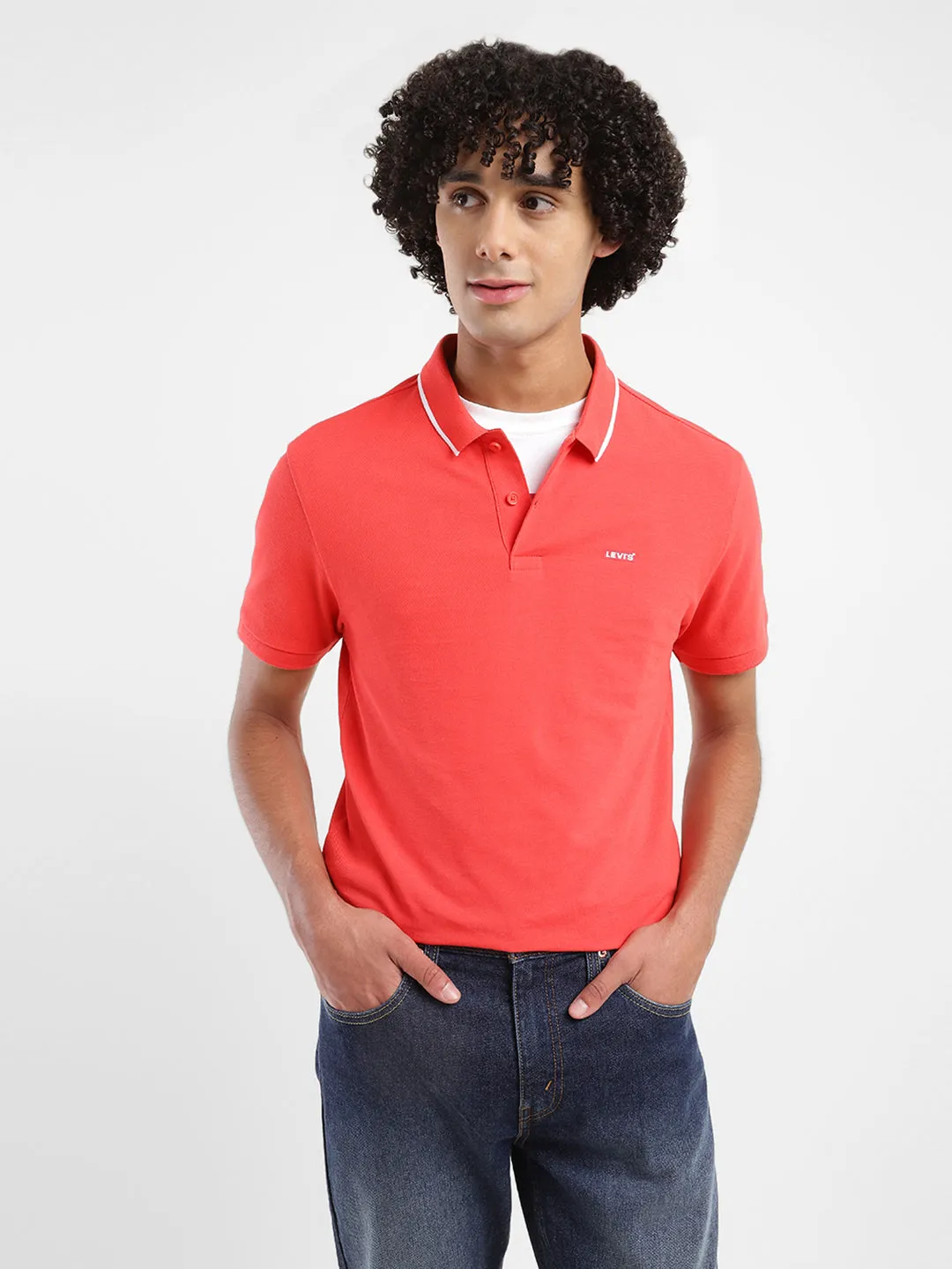 Summer Staple Modern Fashion Men's Solid Polo T-Shirt