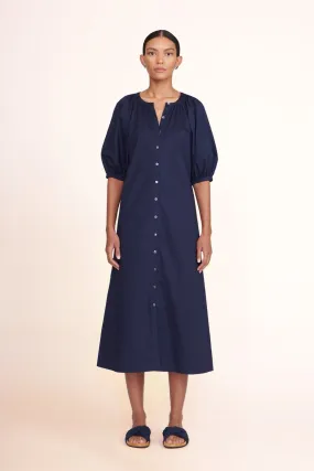 VINCENT DRESS | NAVY Chilly Weather Comfort Evening Vibe