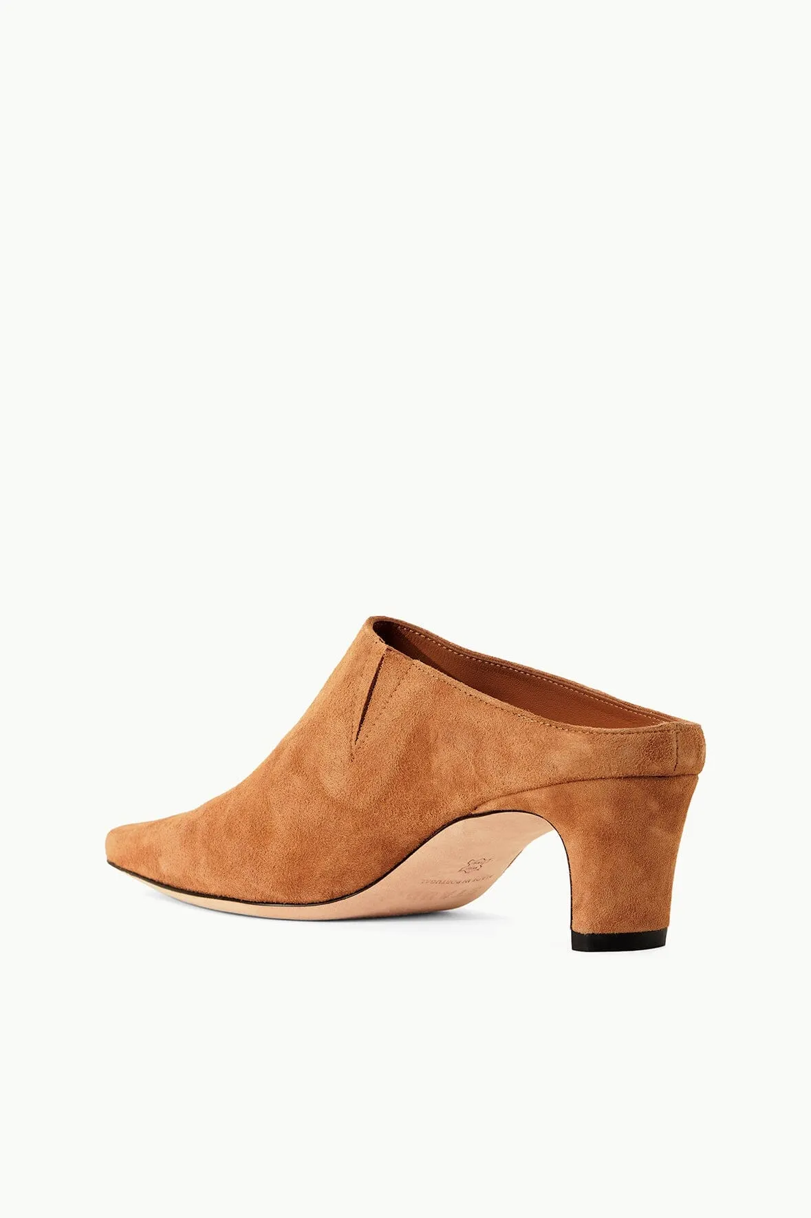 WALLY MULE | TAN SUEDE Winter Heels