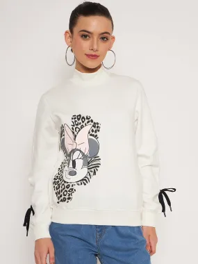 Trendy Comfort Smart Design Madame Offwhite Disney Print Sweatshirt