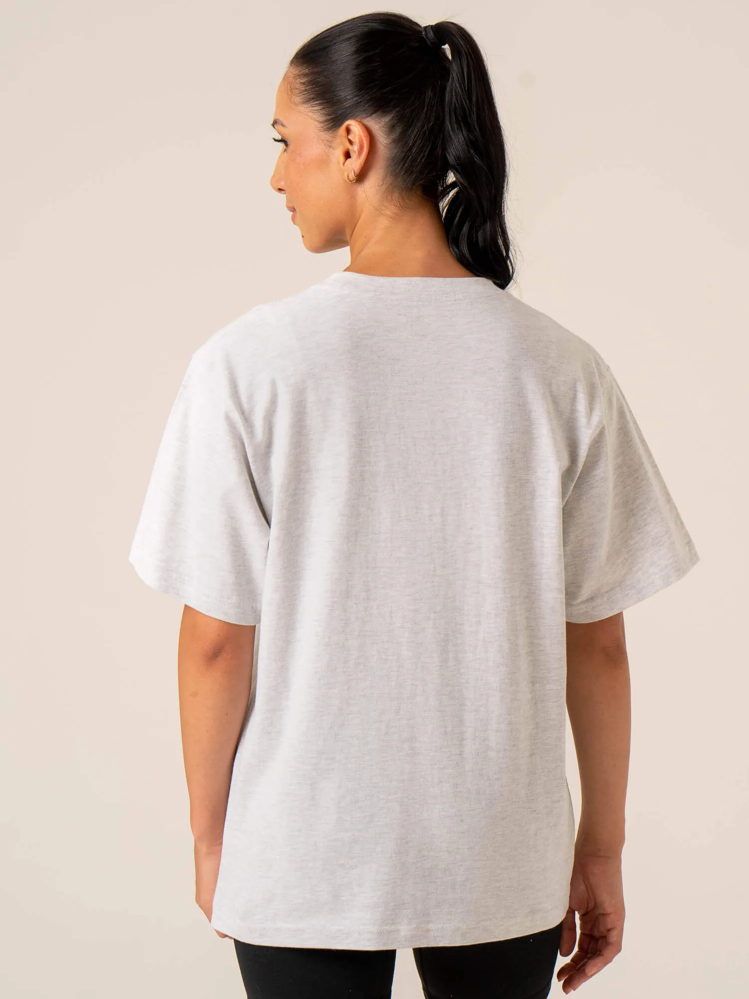 Wellness T-Shirt - Snow Marl cotton material High-Quality Fabric