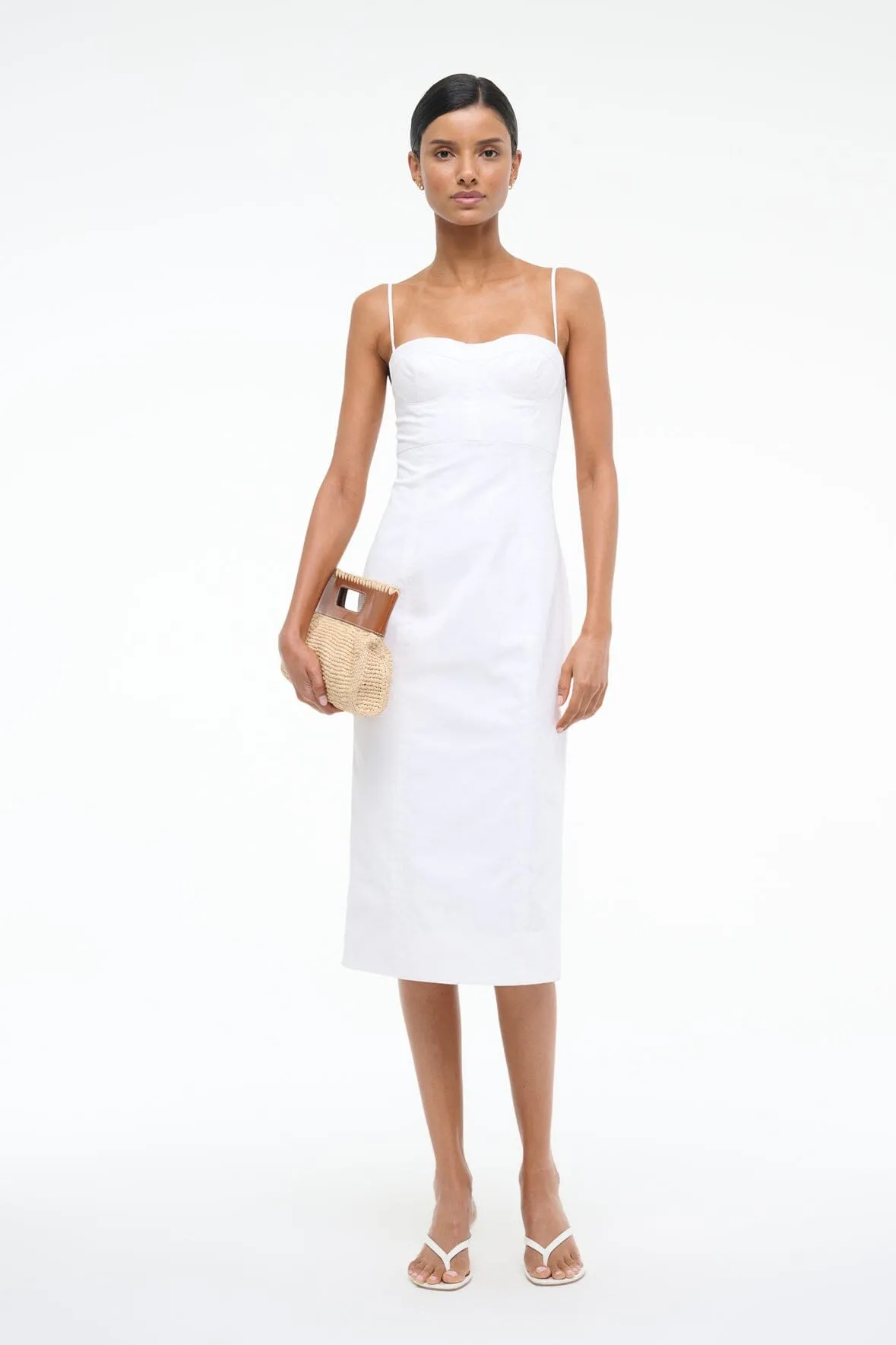 Flow Friendly Bare Glow WHITNEY DRESS | WHITE