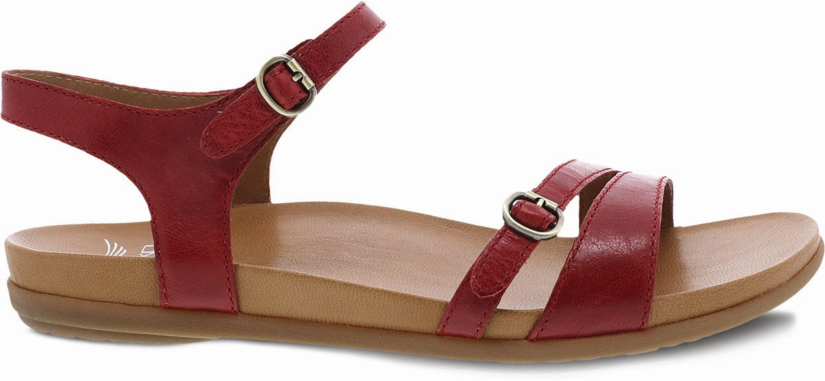 Janelle - Red Glazed Black Chic Modern Comfort