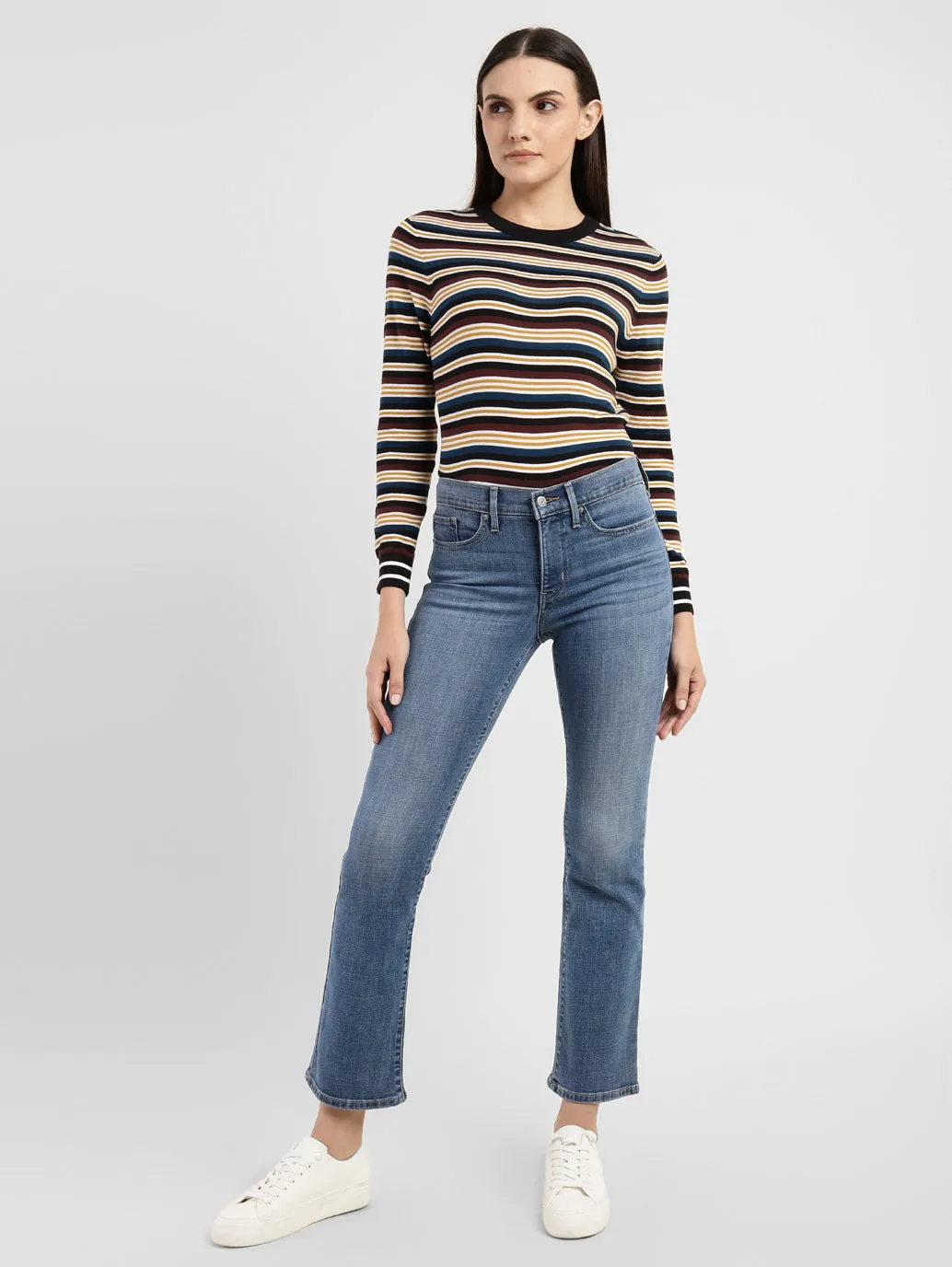 Sustainable Beach Day Women's 315 Blue Flared Fit High Rise Jeans