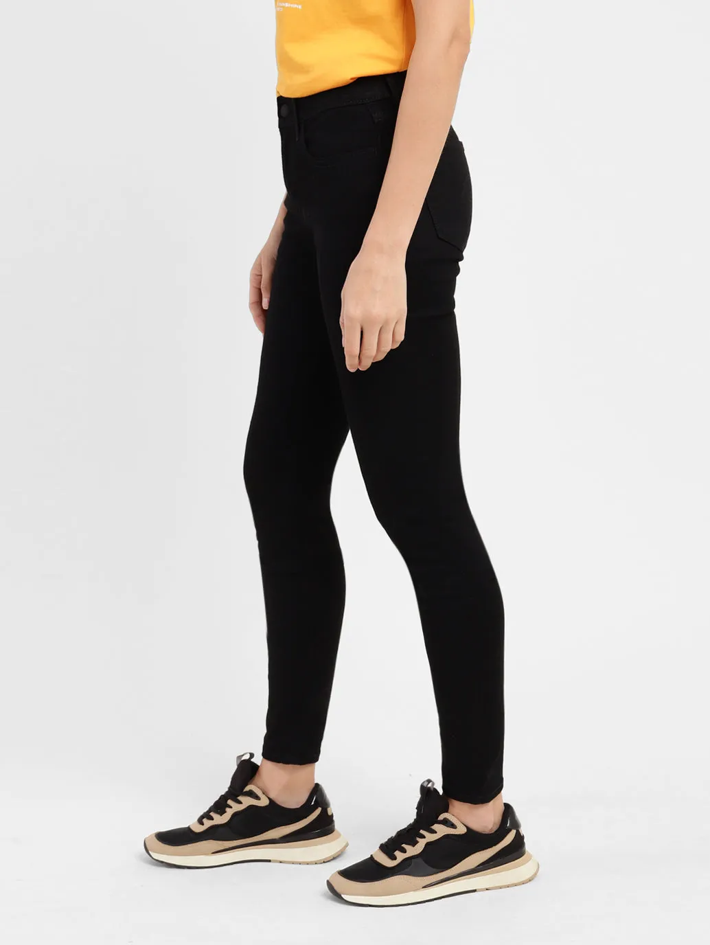 Women's 710 Black Skinny Fit Mid Rise Jeans Outfit Formula Everyday Party Look