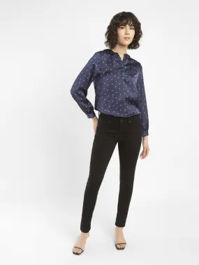 Outfit Plan Shopping Day Slim Women's 711 Black Skinny Fit Mid Rise Jeans