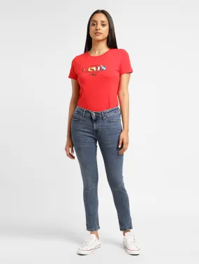 Date Night Loose Vintage Lover Neutral Base Women's 711 Blue Skinny Fit Mid Rise Jeans