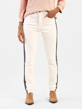 Non Restrictive Thigh Women's 721 White Skinny Fit High Rise Jeans