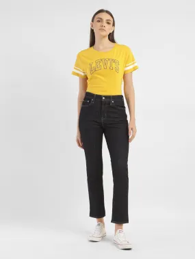 Versatile Look school outfit Women's 724 Blue Straight Fit High Rise Jeans