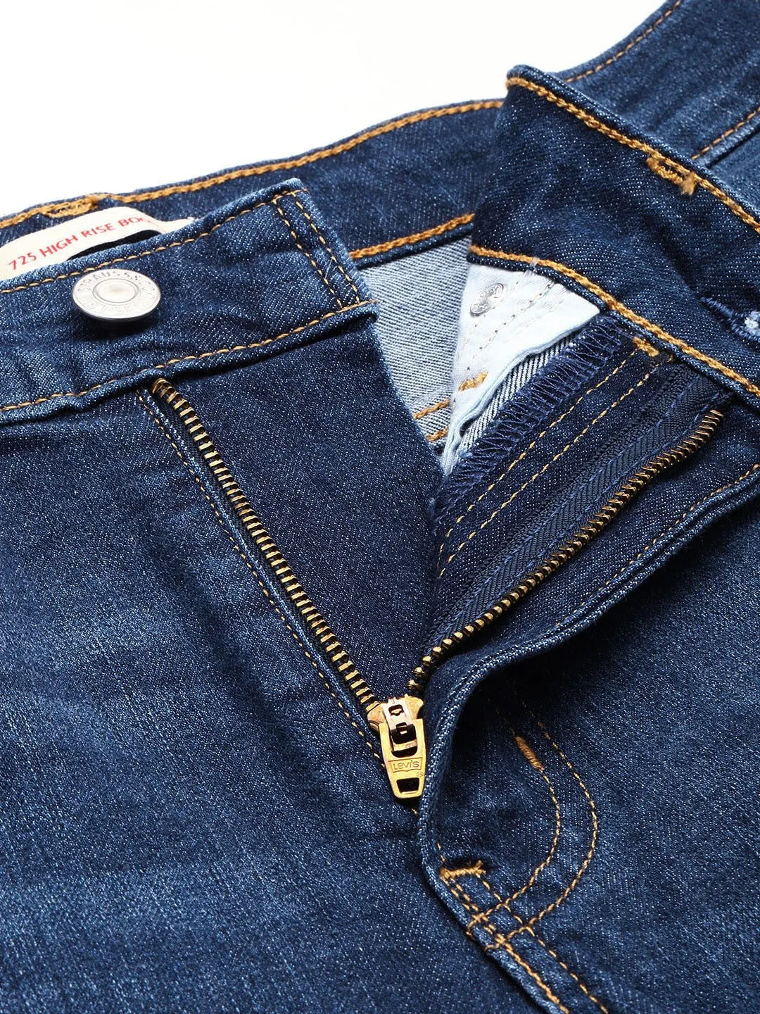 Faded Wash Gym Ready Slim Teen Outfit Women's 725 Blue Flared Fit High Rise Jeans