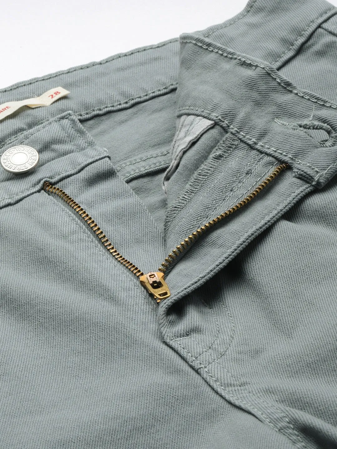 Spring Mood Elegant City Walk Balanced Piece Women's 726 Grey Flared Fit Mid Rise Jeans