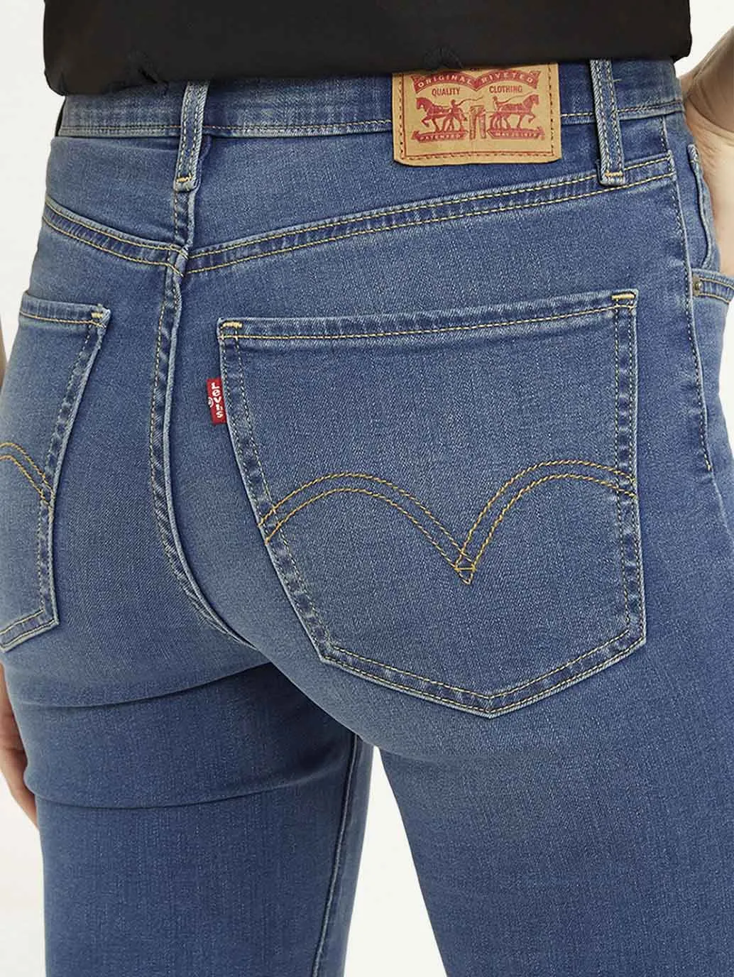 Weekend Getaway Trend Setter Women's Blue Mile High Wide Leg Fit High Rise Jeans