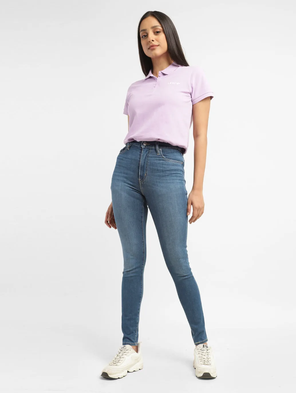 Casual Friday Classic Trend Setter Vintage Lover Women's Blue Mile High Wide Leg Fit High Rise Jeans