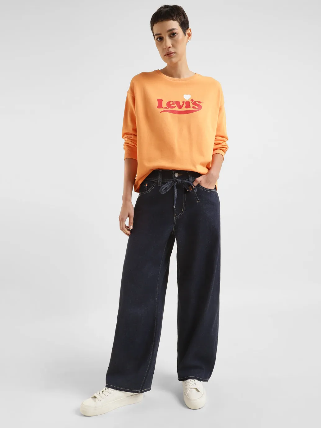 Women's Blue XL Balloon Loose Fit High Rise Jeans Rainy Day Brunch Outfit City Life Style