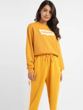 product discount Cozy Hoodie Women's Brand Logo Round Neck Sweatshirt